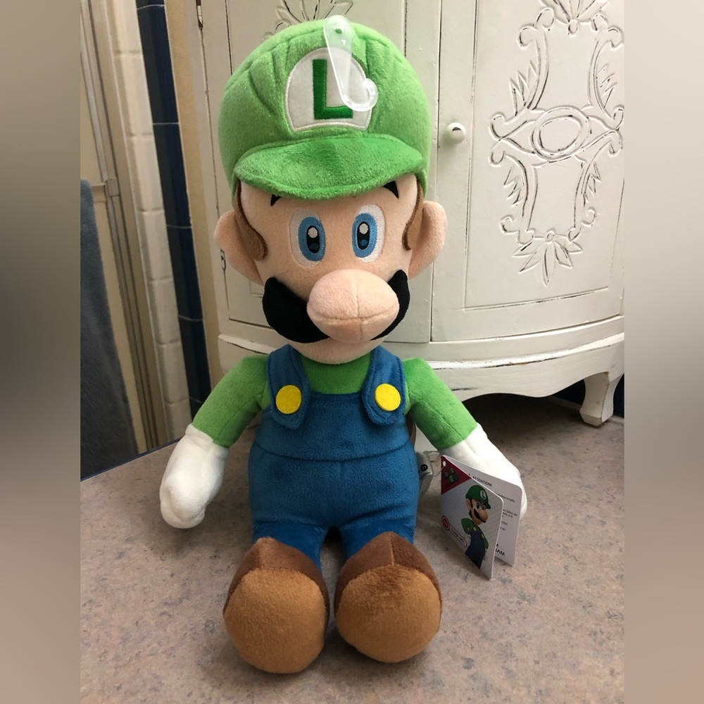 Luigi plush toy